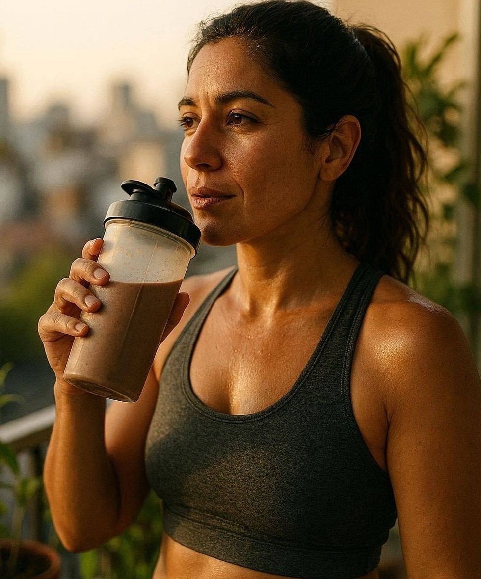 Mujer disfrutando su día con más energía y menos ansiedad por comer